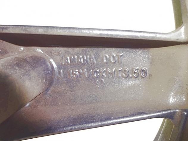 CERCHIO RUOTA ANTERIORE 15 POLLICI YAMAHA X-MAX 2006-2010 1B9F516050 FRONT WHEEL - Foto 3