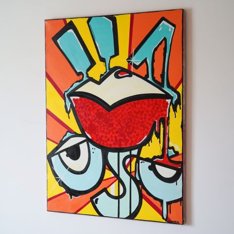 Quadro Pop Art Dipinto a Mano Originale - Foto 3