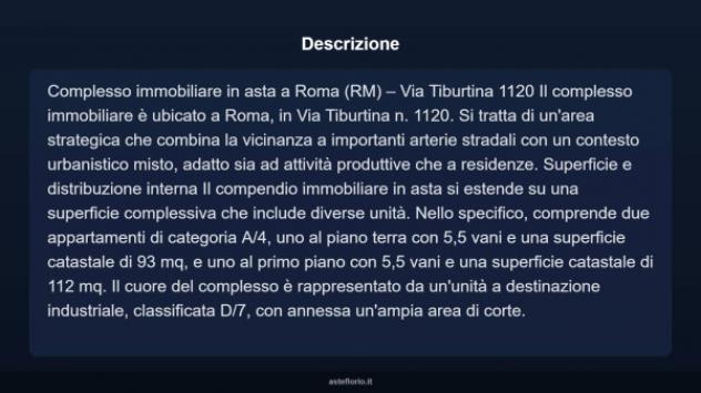 Immobile in asta di 205 m² in vendita a Roma - Foto 9