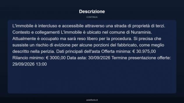 Immobile in asta di 416 m² in vendita a Nuraminis - Foto 9
