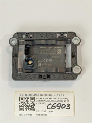 RADAR NISSAN Qashqai Serie (J12) 284386UM0A 0203304880 HR13 hybrid 1332 (21)