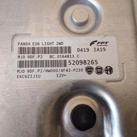 Centralina avviamento Motore Fiat Panda 1.3 MJD Euro 6 Codice 52098265 Originale - Foto 4