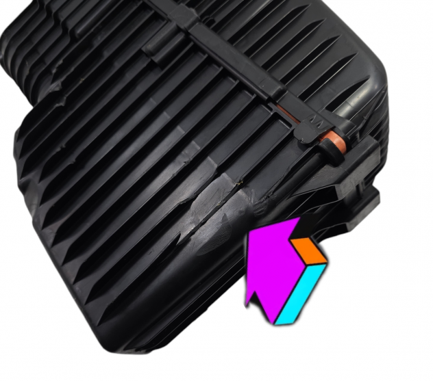 BOX SCATOLA FILTRO ARIA CITROEN C3 Serie 9813534180 HMR (EB2FA) Benzina 1200 (16) - Foto 14