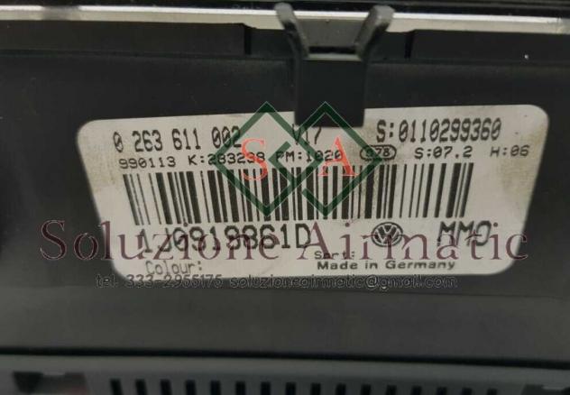 Volkswagen Bora quadro strumenti 1J0919861D - Foto 4