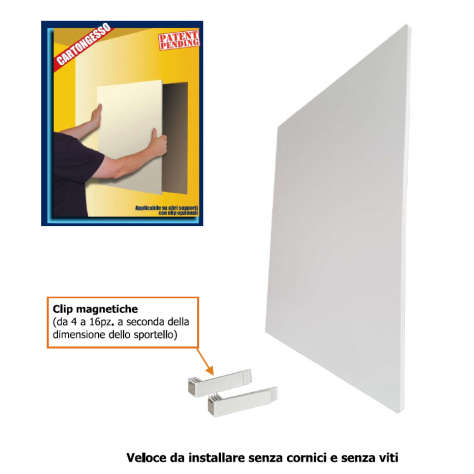 Anta magnetica per cartongesso