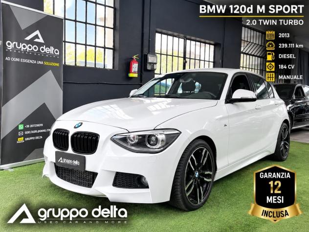 Bmw 120d 5p. Msport GARANZIA 12 MESI INCLUSA