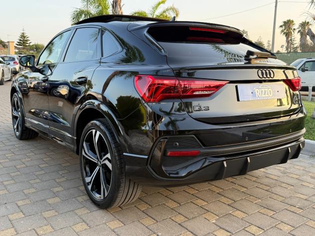 AUDI Q3 35TDI 150CV S-LINE EXCLUSIVE TETTO APRIBILE MATRIX IDENTITY BLACK - Foto 3