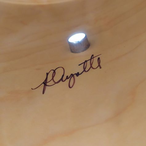 Batteria Ayotte 4 pezzi acero canadese 1996 firma autentica di Ray Ayotte - Foto 8