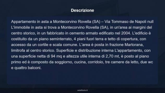 Immobile in asta di 94 m² in vendita a Montecorvino Rovella - Foto 7