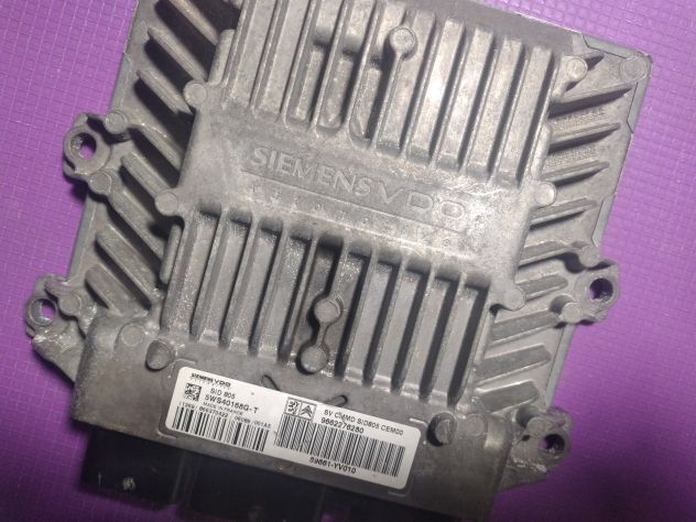 Centralina motore (ECU) Siemens SID 805 - 5WS40168G-T | 89661-YV010 | 9662276280 - Foto 2
