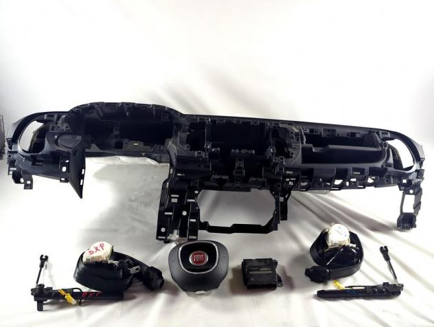 51968381 KIT AIRBAG FIAT 500L 1.3 D 70KW 5M 5P (2017) RICAMBIO USATO CON PRETENSIONATORI E CINTURE DI SICUREZZA, CENTRALINA AIRBAG, AIRBAG VOLANTE GUI
