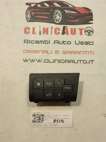INTERRUTTORE COMANDO LUCI PEUGEOT Boxer 3° Serie B569 F1CE0481D (0611)
