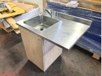 lavello inox con mobile retrobanco usato