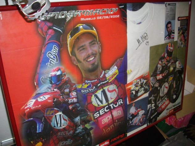 QUADRO Marco Melandri e Loris Reggiani firma autografa su t.short - Foto 4