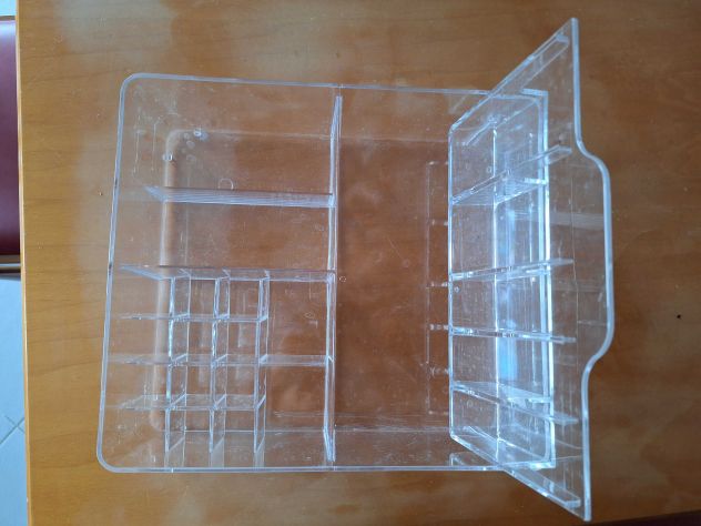 Organizer trucchi Ikea GodMorgon in plastica trasparente - Foto 2