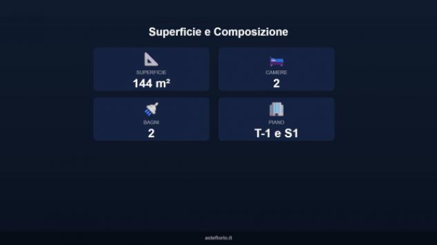 Immobile in asta di 144 m², box auto in vendita a Roma - Foto 2