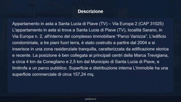 Immobile in asta di 157 m² con più di 5 locali e box auto in vendita a Santa Lucia di Piave - Foto 10