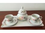 SET 2 TAZZINE CAFFÈ CON PIATTINI, ZUCCHERIERA E VASSOIO ROYAL TOGNANA MONOPOLI
