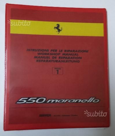 Ferrari 550 manuale officina riparazione