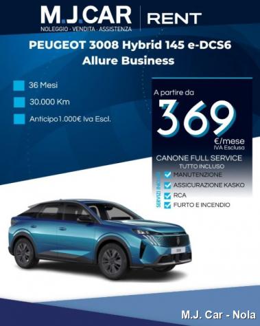 PEUGEOT 3008 Hybrid 145 e-DCS6 Allure Business rif. 23896276