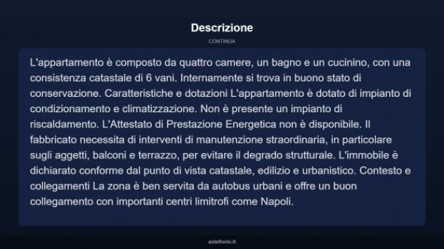 Immobile in asta di 107 m² con più di 5 locali in vendita a Benevento - Foto 16