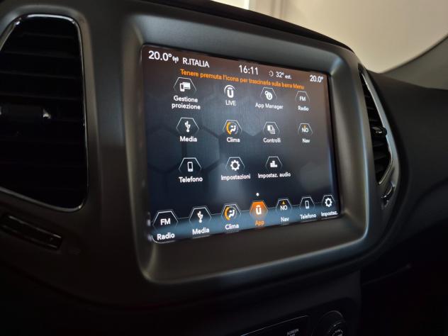 Jeep Compass 2.0 MTJ LONGITUDE 4WD 140 CV AUTOMATICA LED RETROCAM. CRUISE CONTROL CARPLAY CLIMA AUTO. - Foto 3