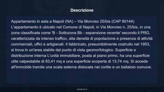 Immobile in asta di 83 m² in vendita a Napoli - Foto 16