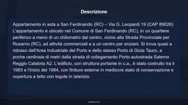 Immobile in asta di 113 m² con più di 5 locali in vendita a San Ferdinando - Foto 14