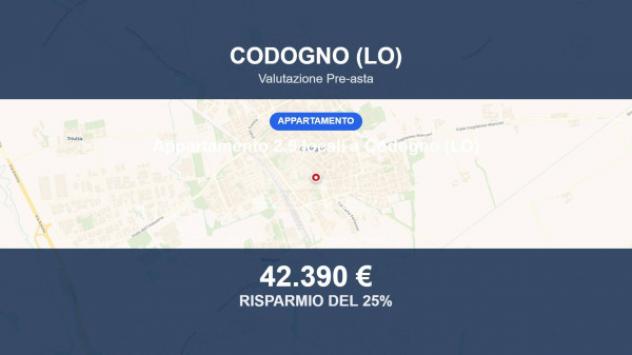 Immobile in asta di 67 m² in vendita a Codogno