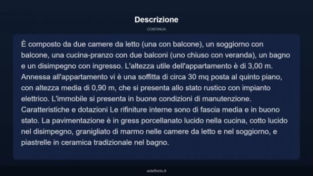 Immobile in asta di 121 m² con più di 5 locali in vendita a Cosenza - Foto 17