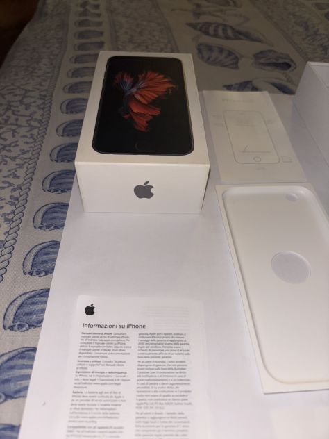 SCATOLA SENZA SMARTPHONE+ISTRUZIONI OTTIME CONDIZIONI ORIGINALE APPLE IPHONE 6S - Foto 5