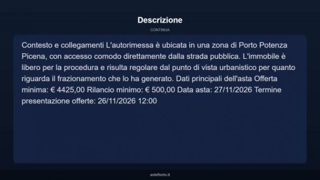 Immobile in asta di 16 m² in vendita a Potenza Picena - Foto 6