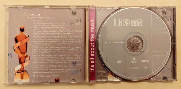 CD compilation:Juno Awards 2005.It's all about the music Warner Music WTVD 62180 - Foto 3