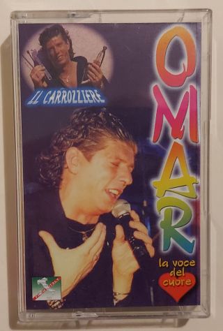 Rara Mc Musicassetta Omar La Voce Del Cuore Il Carrozziere Italy liscio folk