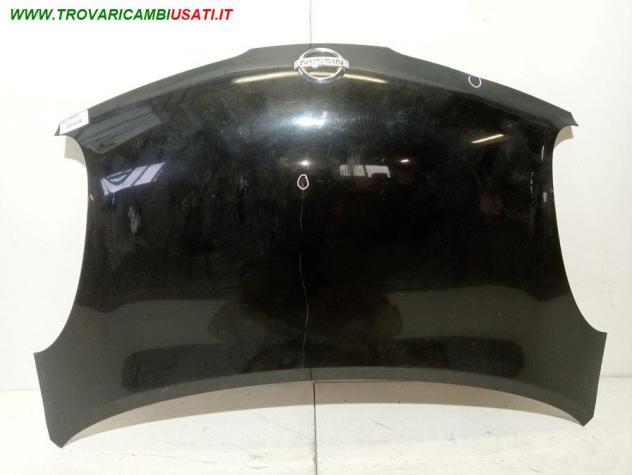 COFANO ANT. NERO MET. 999-U1560033 Carrozzeria  Lamierati esterni  Cofano  Cofano ant. NISSAN - MICRA 3P / 5P - 2003  2010, NISSAN - MICRA C+C -