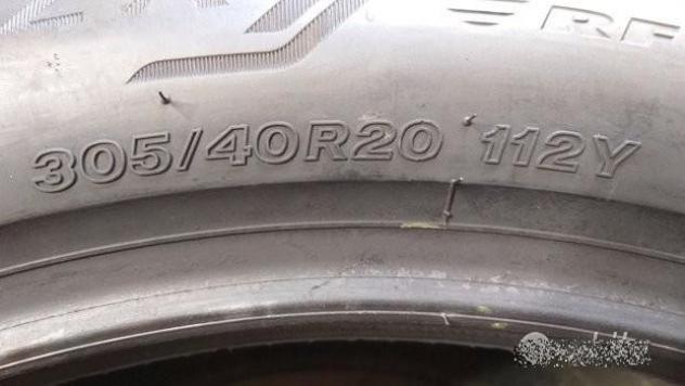 2 gomme 305 40 20 bridgestone rft a180 - Foto 7