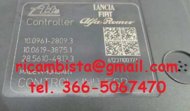 10.0961-2809.3 10.0619-3875.1 28.5610-4813.3 Alfa Giulietta gruppo ABS pompa - Foto 2