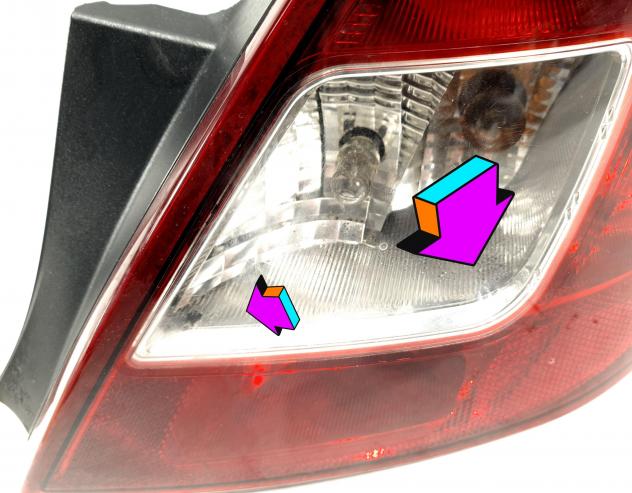 STOP FANALE POSTERIORE DESTRO OPEL Corsa D 5P 1° Serie 13269051 (06) - Foto 2