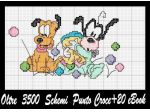 6000 schemi punto croce disney looney tunes+25 ebook su DVD