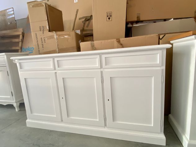 NUOVA CREDENZA DI VERO LEGNO CON 3 PORTE E 3 CASSETTI - Foto 8
