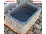 Lavello lavandino per cucina in pietra granito 50cm