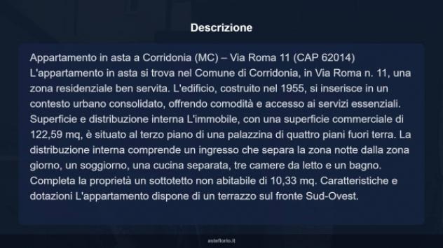Immobile in asta di 122 m² con più di 5 locali in vendita a Corridonia - Foto 14