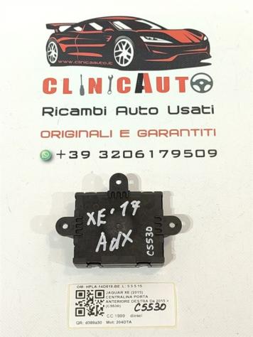 CENTRALINA PORTA DX PASSEGGERO JAGUAR XE Serie (X760) HPLA-14D618-BE 204DTA (15) - Foto 3