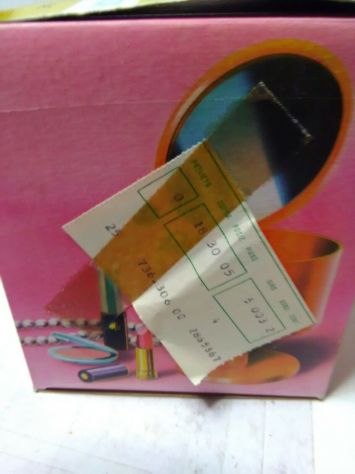 specchio da tavolo da trucco con scatolo vintage anni 70 - Foto 2