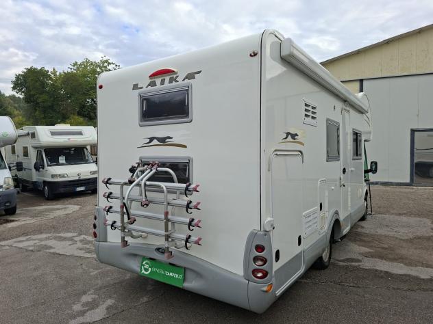 CAMPER ELNAGH FORD MANSARDATO 7 POSTI DOPPIA DINETTE LETTI CASTELLO FOTOVOLTAICO GEMELLATO POSTERIORE CLIMATIZZATORE CAMPEGGIO USATI GENERALI 1822 - Foto 4