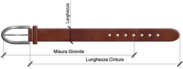 Cintura in pelle - Foto 4