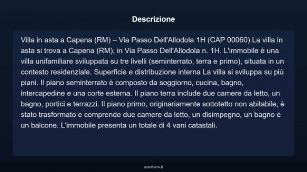 Immobile in asta di 150 m² in vendita a Capena - Foto 4