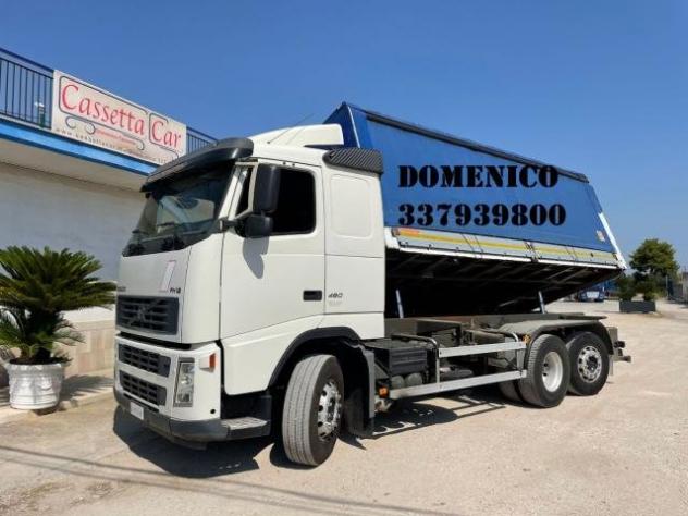 VOLVO FH 12 460 CON CASSONE RIB.BIL. 8 TON