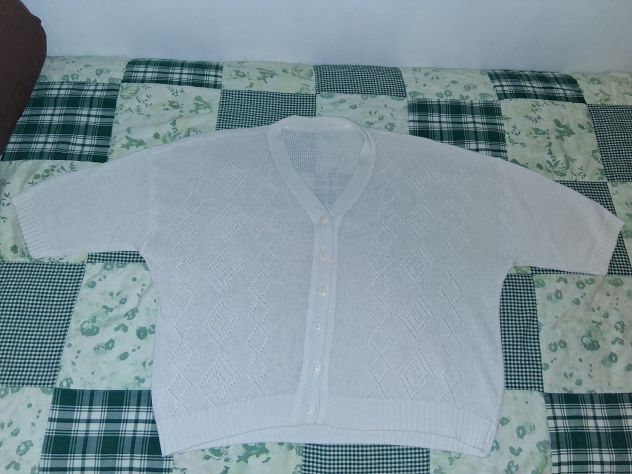 Golfino - Cardigan - Pulllover Vintage fatto ferri in filo di cotone