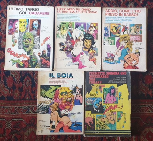Lotto I Nobel del fumetto Fumetti Folk anni '70